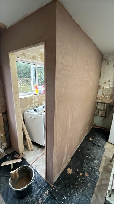 utility on side of kitchen